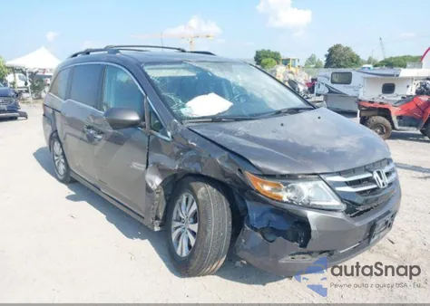 2015 Honda Odyssey Ex-L из США, поврежденный, VIN 5FNRL5H64FB122861